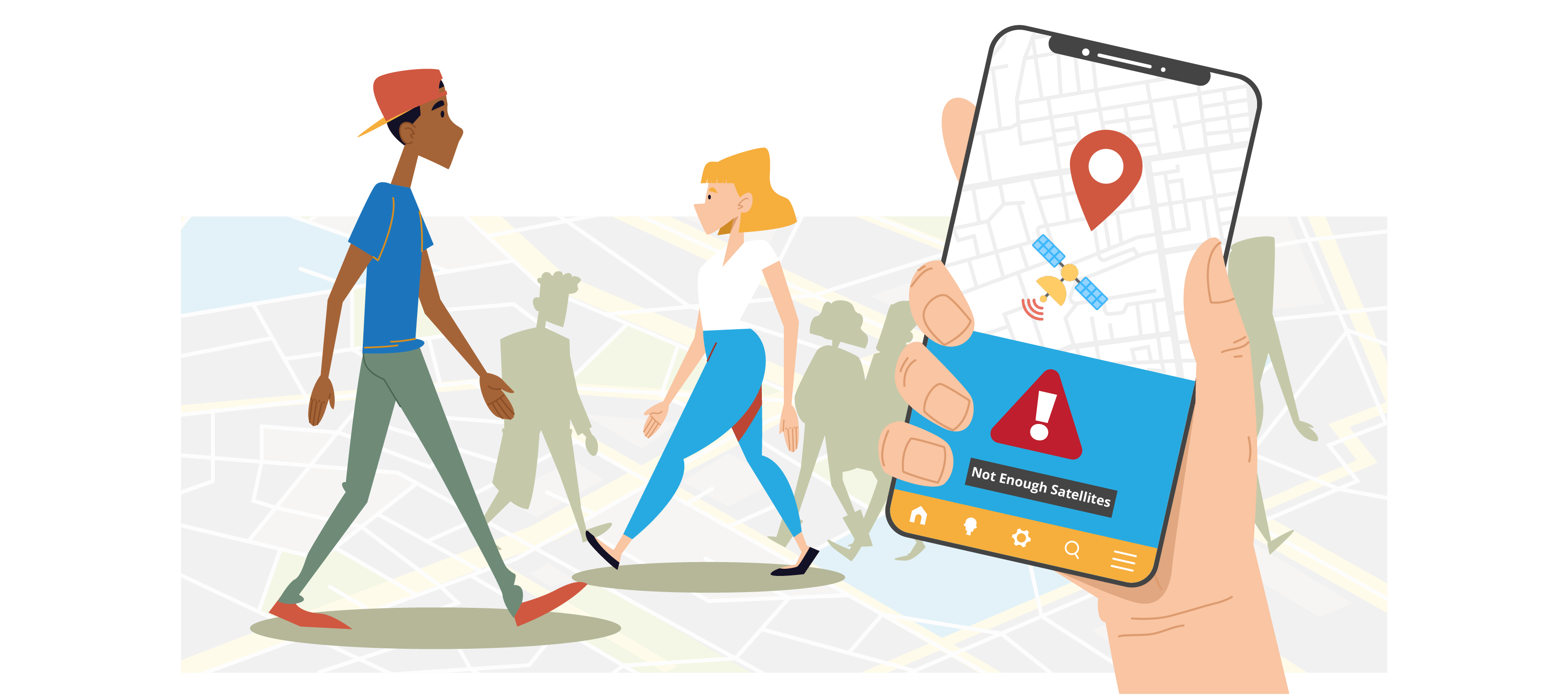 What are the most typical problems with GPS navigation apps