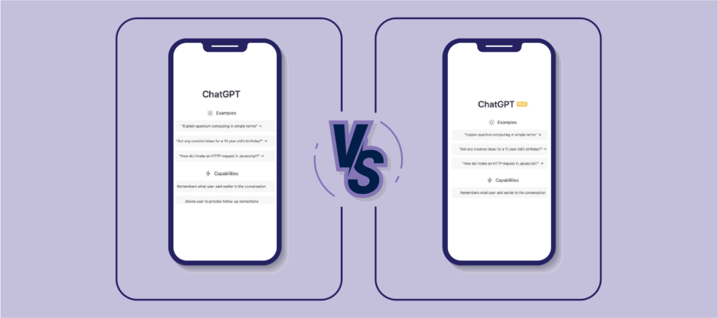 A Detailed Comparison Chat GPT vs Chat GPT Plus [New 2023]