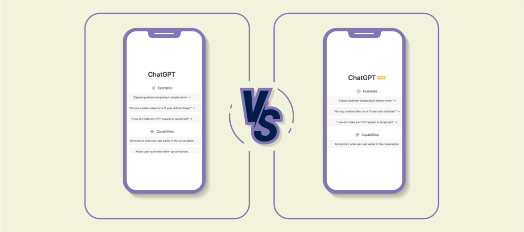 A Detailed Comparison Chat GPT vs Chat GPT Plus [New 2023]