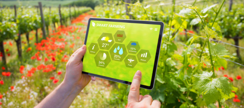 IoT application in agriculture